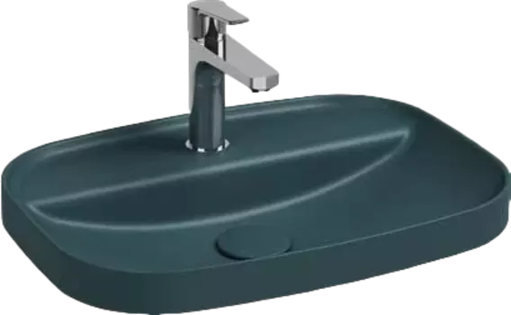 Раковина Allen Brau Fantasy Sphere 55x40, петроль 4.11034.PT