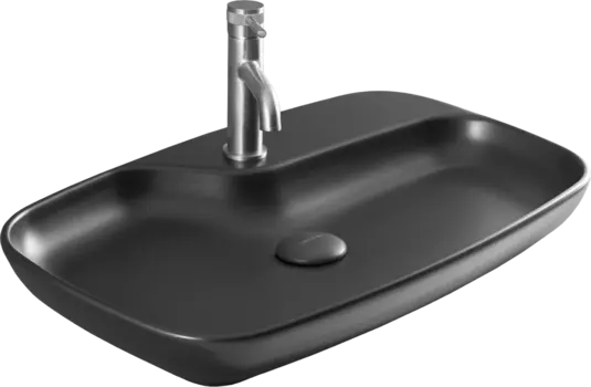 Раковина Allen Brau Liberty 2 70х43, черная матовая 4.32011.31