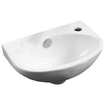 Раковина Azario AZ-41203 37х25 угловая, белая