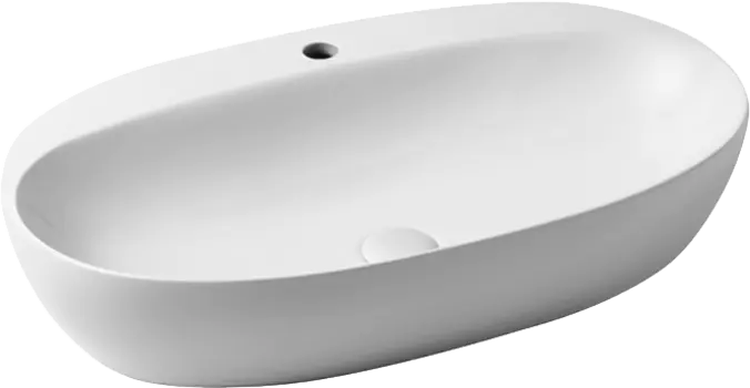 Раковина Azzurra Elegance 70 овальная ELLA070420CMBI/(ECI70M bi)*1