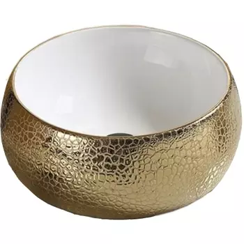 Раковина CeramaLux 40 С1063 Золотая