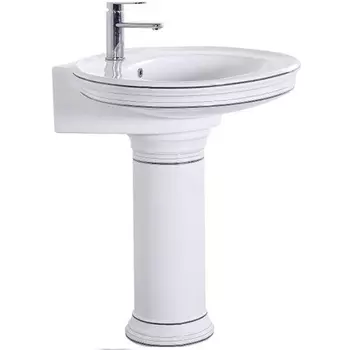 Раковина CeramaLux Lux Classic 75 1411 Белая