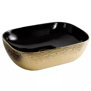 Раковина-чаша CeramaLux 50 D1302H0 Золото Черная D1302H022