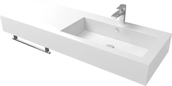 Раковина Цвет и Стиль Стилло 127 R с полотенцедержателем