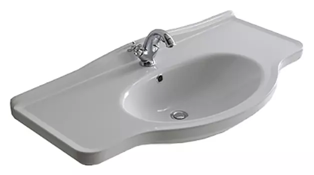 Раковина Galassia Ethos 8435М 110 см, 1 отверстие 8435M