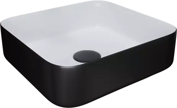 Раковина Grossman GR-4042BW черно-белая