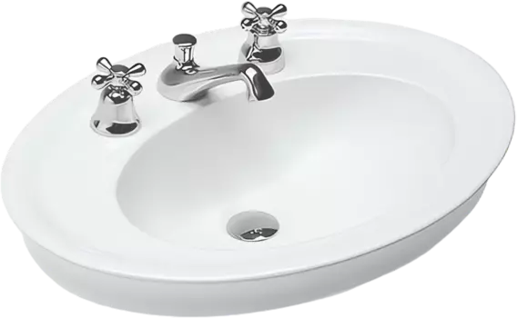 Раковина Hatria Dolcevita Y0PL01 65 см, белая