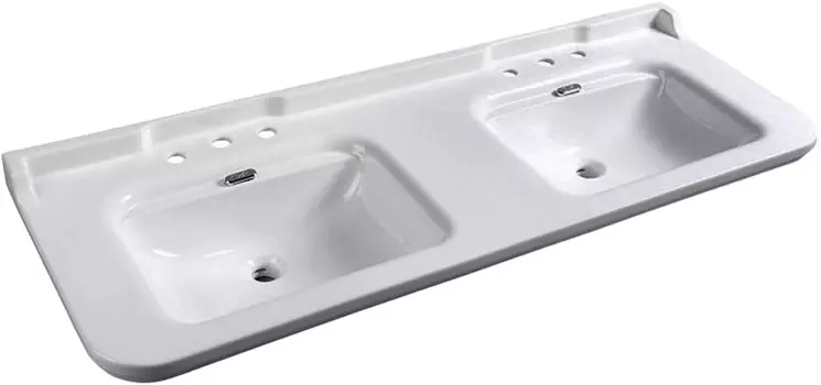 Раковина Kerasan Waldorf 4143 с 3 отверстиями 4143K1bi/cr*3