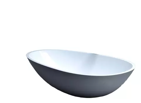 Раковина накладная Salini Callista 101 58x34.5 S-Stone, белая матовая 1101201SM