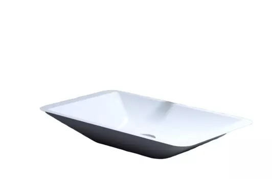 Раковина накладная Salini Callista 107 57.5x35 S-Stone, белая матовая 1101207SM