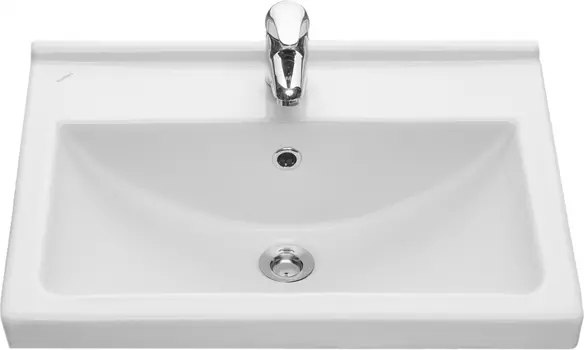 Раковина Santeri Визит белая, на одно отверстие 1.3115.3.S00.11B.0