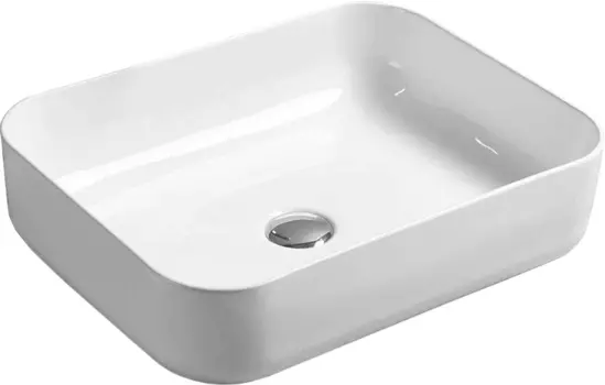 Раковина SantiLine SL-1051MW белая матовая