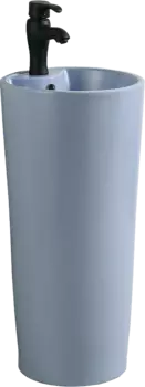 Раковина SantiLine SL-4007BM голубая матовая