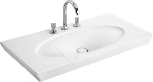 Раковина Villeroy & Boch La belle 6124 А1R1 alpin CeramicPlus 6124A1R1