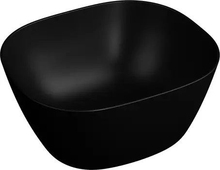 Раковина VitrA Plural 7811B483-0016 высокая, матовая чёрная