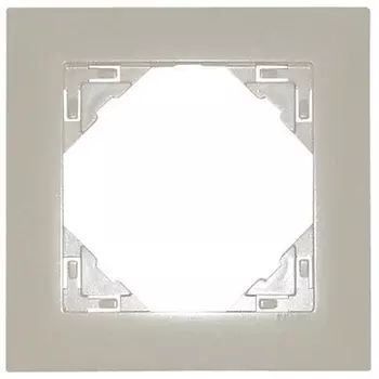 Рамка 1-постовая Efapel Logus 90 Aquarella бежевый 90910 TPE