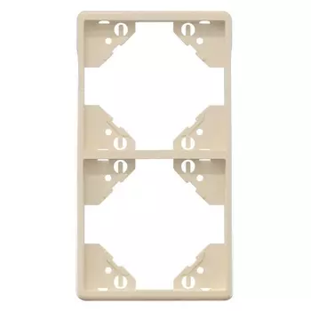 Рамка 2-постовая Efapel Apolo 5000 Standard бежевый 50922 TMF