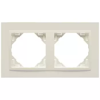 Рамка 2-постовая Efapel Logus 90 Animato бежевый/бежевый 90920 TMM