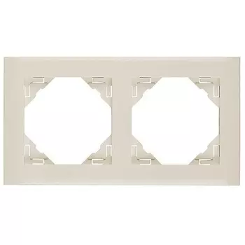 Рамка 2-постовая Efapel Logus 90 Base бежевый 90920 TMF
