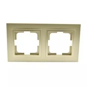 Рамка 2-постовая Mono Electric Despina титан 102-220000-161