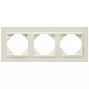 Рамка 3-постовая Efapel Logus 90 Animato бежевый/бежевый 90930 TMM