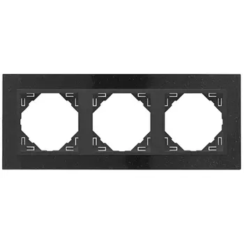 Рамка 3-постовая Efapel Logus 90 Petra натуральный гранит/серый 90930 TGS