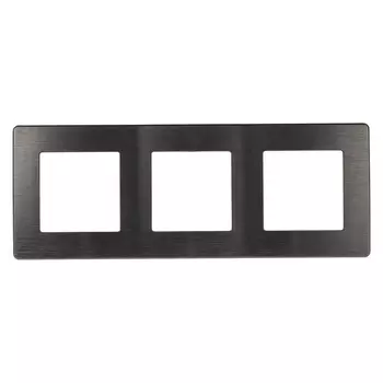 Рамка 3-постовая ЭРА 12 сатин графит 12-5103-12 Б0052525