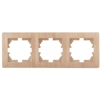 Рамка 3-постовая ЭРА Intro Solo дерево 4-503-11 Б0043423
