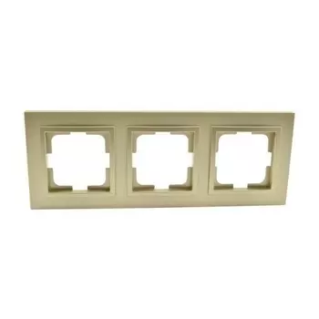 Рамка 3-постовая Mono Electric Despina бронза 102-230000-162