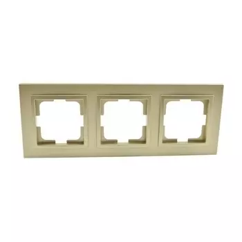 Рамка 3-постовая Mono Electric Despina титан 102-220000-162