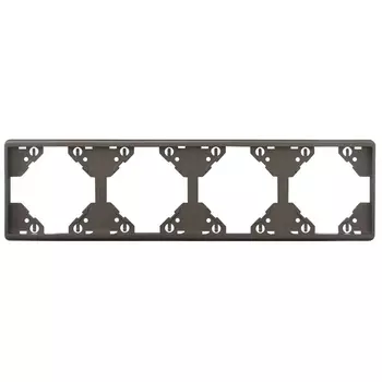 Рамка 4-модульная Efapel Apolo 5000 Metalizada графит 50941 TGR