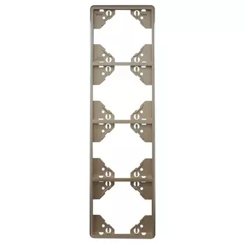 Рамка 4-постовая Efapel Apolo 5000 Metalizada платина 50942 TPL