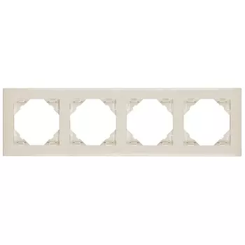 Рамка 4-постовая Efapel Logus 90 Base бежевый 90940 TMF