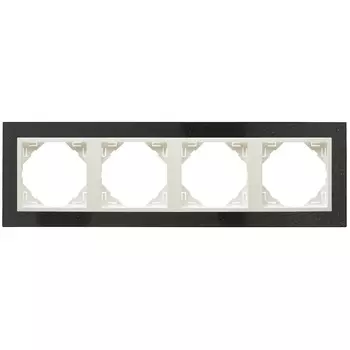 Рамка 4-постовая Efapel Logus 90 Petra натуральный гранит/лед 90940 TGG