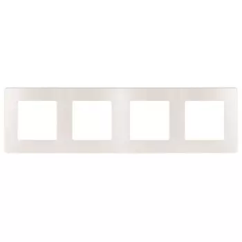 Рамка 4-постовая ЭРА 12 сатин перламутр 12-5104-15 Б0052538