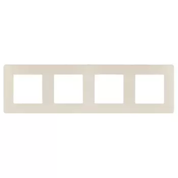 Рамка 4-постовая ЭРА 12 сатин слоновая кость 12-5104-02 Б0052530