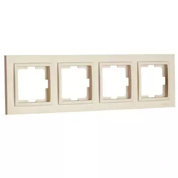 Рамка 4-постовая Mono Electric Despina крем 102-170000-163