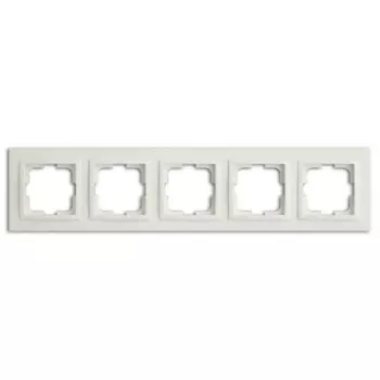 Рамка 5-постовая Mono Electric Despina слоновая кость 102-010000-164