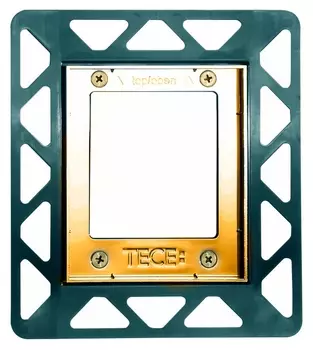 Рамка для монтажа кнопки Tece Square Urinal золотая 9242648