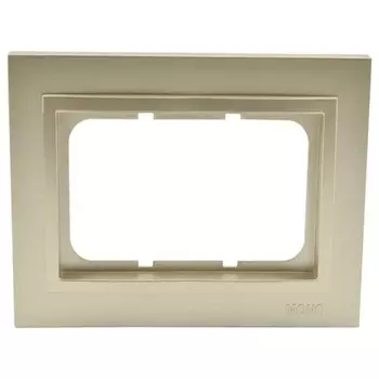 Рамка двойная Mono Electric Despina титан 102-220000-165