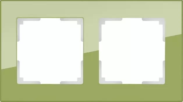 Рамка Favorit на 2 поста фисташковый WL01-Frame-02 4690389098604
