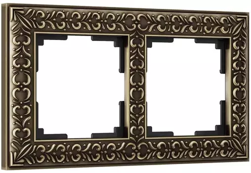 Рамка на 2 поста бронза Werkel W0021512 4690389158407