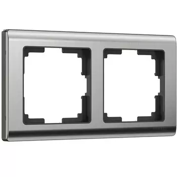 Рамка на 2 поста Werkel Metallic глянцевый никель W0021602 4690389159039