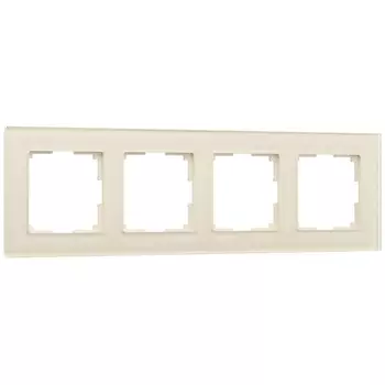 Рамка на 4 поста Werkel Favorit молочный W0041141 4690389183447