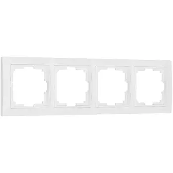 Рамка на 4 поста Werkel Snabb basic белый W0042001 4690389161414
