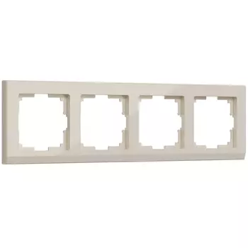 Рамка на 4 поста Werkel Stark слоновая кость W0041803 4690389161896