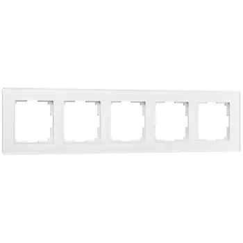 Рамка на 5 постов Werkel Favorit белый матовый W0051105 4690389160103