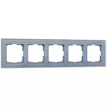 Рамка на 5 постов Werkel Favorit серый W0051115 4690389160165