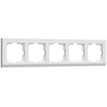 Рамка на 5 постов Werkel Stark белый W0051801 4690389161926
