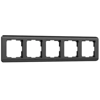 Рамка на 5 постов Werkel Stream графит W0052104 4690389162510